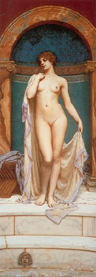 John William Godward Venus at the Bath Germany oil painting art